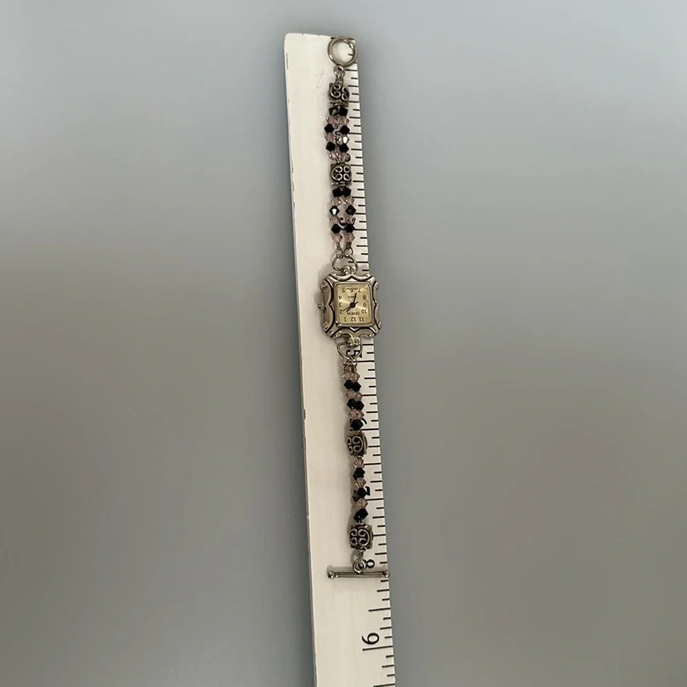 GENEVA Sterling Silver Crystals Watch